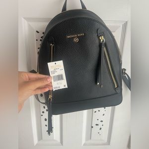 Black leather Michael Kors, backpack NWOT